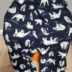 Croft & Barrow Blue and Black Pajama Pants